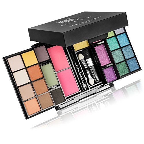 SHANY 'Woke Up Like This' Makeup Kit - Eye Shadows, Blushes, Mascara, and Applicators - color: WOKE UP LIKE THIS, size: 26 Piece Set