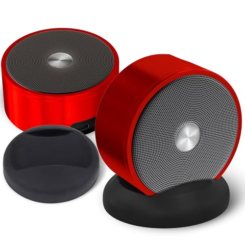 Bluetooth Speaker Pair - TF SD Card 3.5 mm Audio Cable - Dual Pairing Bluetooth Speakers - Bluetooth Multiple Wireless Speakers - Mothers Day Gift For Mothers - Bluetooth Speaker Multiple Pairing Red - color: Red