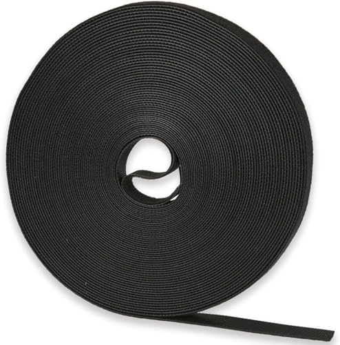40 Yards x 1/2 inch Hook and Loop Roll, Reusable Fastening Cable Ties, Multi-Purpose Cable Management Wire Ties Cable Straps for Organizing Home, Office and Data Centers - color: 1/2inch-40yd