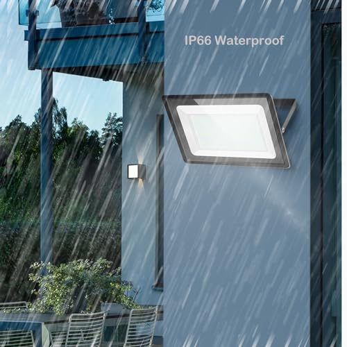 400W LED Stadium Flood Lights Outdoor,Super Bright LED Arena Lights 85-265V IP66 Waterproof 5000K Daylight White Commercial Lighting for Sports Fields and Counts(2 Pack) - size: 400w-2pack