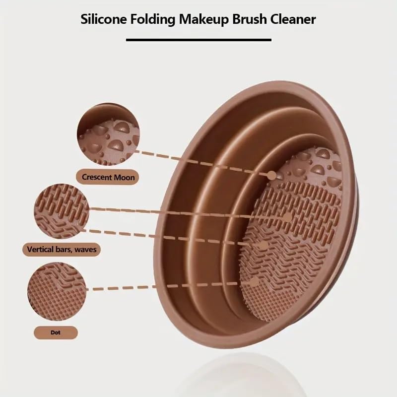KUORYZAL Brown Makeup Brushes Set Professional 47Pcs Premium Synthetic for Foundation Concealer Blush Eyeshadow Powder Contour Makeup Brush Kit Face Eye Make up Brushes & Tools - color: Brown 6354K