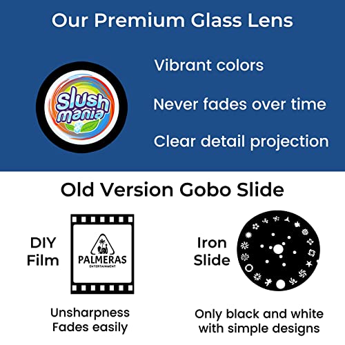 200W Custom Logo GOBO Outdoor Projector for Business, Super Bright, Rotary | Projection Range up to 200ft, Fast Turnaround with Glass Lens, Safe Triple Cooling System, Remote Control, IP65 Waterproof - size: 200W