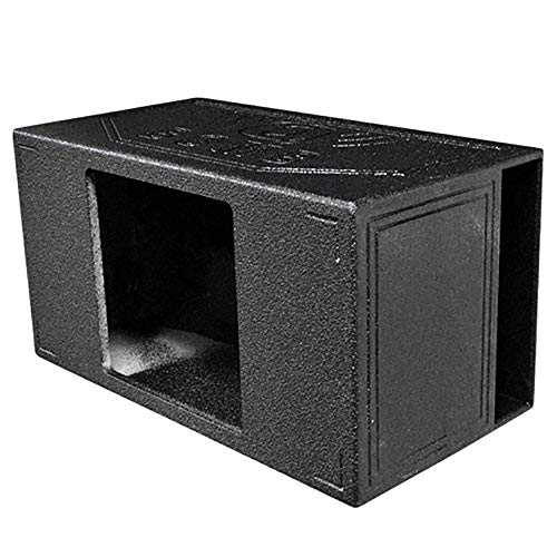Q Power Single 15" Side-Vented Subwoofer Box for Kicker L7 Square Sub | Durable Custom Car/Truck Enclosure for Vehicle Audio and Bass Sound Systems - style: 15" QBOMB
