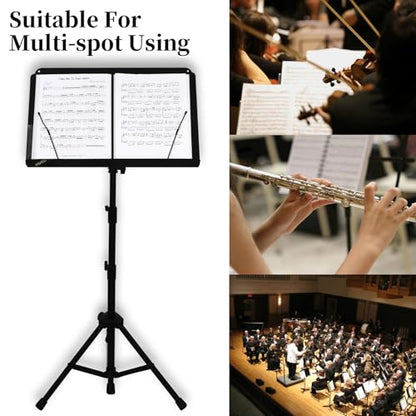 Sheet Music Folders Binder 12 Pack Bulk Music Choral Storage Holder (12) | Band Folder Blank Sheet Files Plastic A4 Size 40 Pockets - size: 12 Pack