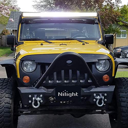 Nilight 39Inch 252W Led Light Bar Spot Flood Combo 24V 12V Boat Lighting Off road Driving Work Lights for Van Camper Wagon Car Pickup ATV UTV SUV Truck, 2 Years Warranty - size: 1PC 39Inch 252W LED Light