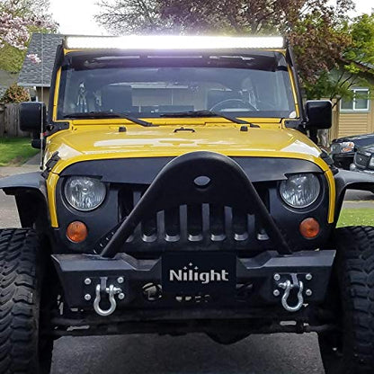 Nilight 39Inch 252W Led Light Bar Spot Flood Combo 24V 12V Boat Lighting Off road Driving Work Lights for Van Camper Wagon Car Pickup ATV UTV SUV Truck, 2 Years Warranty - size: 1PC 39Inch 252W LED Light