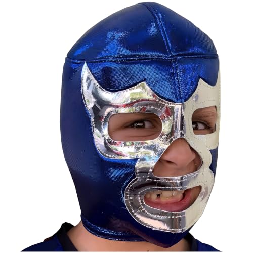 Make It Count (Pick your) Youth Kids Children Lucha Libre Luchador Wrestling Mask (Kids - Fit) - style: Blue Demon