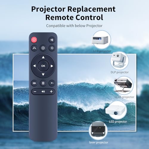 New Replacement Remote Control fit for Yaber V9 Y30 Y21 Y31 1080P Home Theater Entertainment Projector
