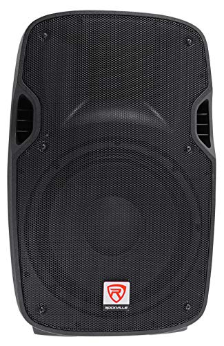 Rockville SPGN128 12" 1200W Passive 8-Ohm DJ PA Speaker with TB12 V2 Bag | 8-Ohm, 300W RMS, Speakon Input/Output, ABS Lightweight Cabinet, Pole Mount, Padded Carry Case, Live Sound, DJ PA, 2-items
