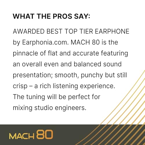 Westone Audio - Mach 80 Universal IEM Wired Earbuds - 8 Balanced Armature Professional Musician in Ear Monitor Earphones with Linum® ESTRON ULTRABaX™ T2 Cable - style: 8 Drivers