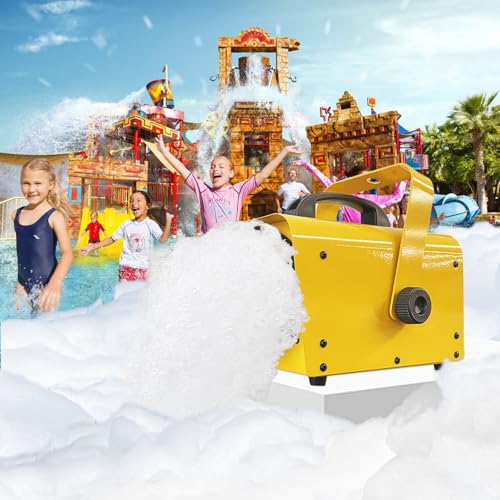 Flowing Foam Machine for Party, Party Foam Machine Without Support, Foam Cannon for Garden, Pool, Indoor, Birthdays, Celebrations, and Backyard Events - style: Flowing Type without Support