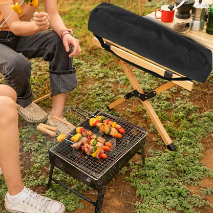 Tripod Carry Bag, 27.5 Inch Mic Stand Bag Black Portable Camera Tripod Storage Bags Simple Stylish Music Stands Bags with Zipper Shoulder Strap for Men Women Carrying Light Monopod Stand