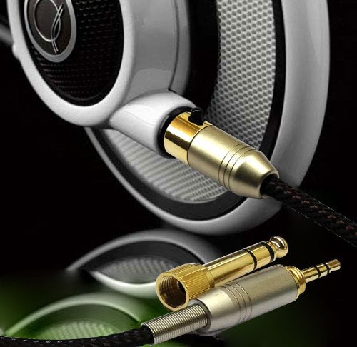 NewFantasia Replacement Audio Upgrade Cable Compatible with AKG K240, K240S, K240MK II, Q701, K702, K141, K171, K181, K271s, K271 MKII, M220, Pioneer HDJ-2000 Headphones 1.2meters/4feet - size: 1.2m