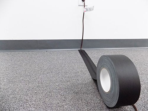 WOD GTC12 White Gaffer Tape Low Gloss Finish Film, 2 inch x 45 yards, Residue Free, Non Reflective, Easy Tear, Cloth for Photography, Filming Backdrop, Production - color: White, size: 2" inch