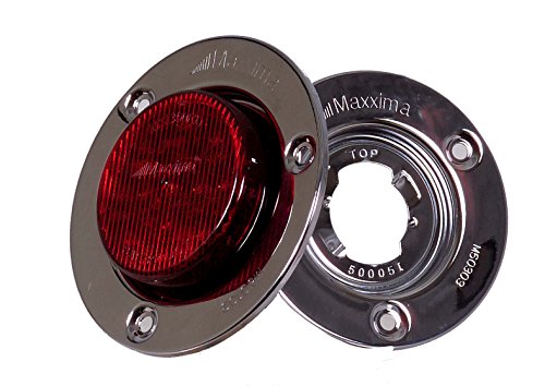 Maxxima M50103 2.5" Round Stainless Steel Security Flange for Clearance Marker Light - size: 2.5 inches Round