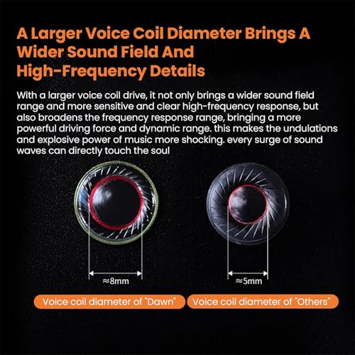 KZ Dawn IEM Earphones for Musicians, 3.5mm in-Ear Monitor Headphones no Mic, Noise Isolating Wired Earbuds for Studio, Gaming & All-Day Wear (Pack of 2) - size: 3.5mm No Mic (Pack of 2)