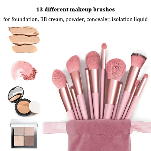 Koccido Makeup Brushes 22 Pcs Makeup Kit,Foundation Brush Eyeshadow Brush Make up Brushes Set (Pink, 22 Piece Set) - color: Pink, size: 22 Piece Set