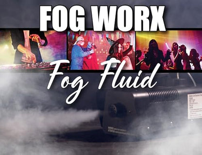 FogWorx Extreme High Density Fog Juice Gallon - Long Lasting, High Output, Odorless Water Based Fog Machine Fluid - for 400 Watt to 1500 Watt Machines - size: 128 Fl Oz (Pack of 1)