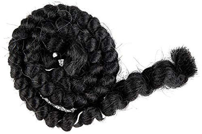 Mehron Makeup Crepe Hair - BLACK, Special FX Fake Hair - color: Black