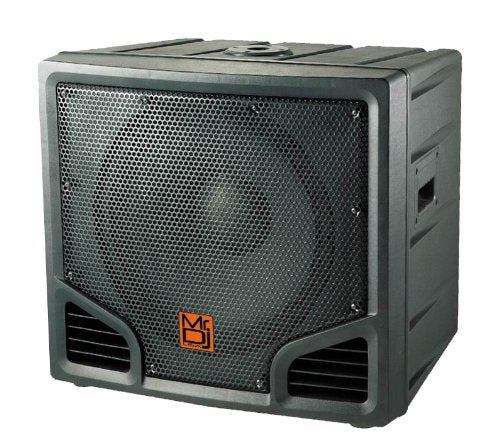 Mr. Dj Pro-SUB15 15" 3000W Maximum Peak Passive Subwoofer Satellite Speakers & Pole Mount Socket