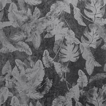 H.VERSAILTEX Velvet Leaf Pattern Curtains for Living Room 96" L, Dark Gray | Luxury Velvet, Room Darkening, Light Blocking, Noise Reducing, Thermal Insulated, Grommet Top, 52 X 96 Inch, 2 Panels - color: Leaf-dark Gray, size: 52"W x 96"L (Pack of 2)