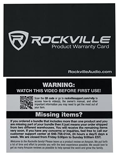 Rockville RV8P 8" 400W Peak/200W RMS Car Subwoofer in Vented Enclosure, 4 Ohm, Deep Bass, Durable MDF Build, for Car Audio | 400W Peak / 200W RMS, Polypropylene Cone, Aluminum Voice Coil, Bass Reflex Aero-Port, 15 Degree Angle - style: Single 8"