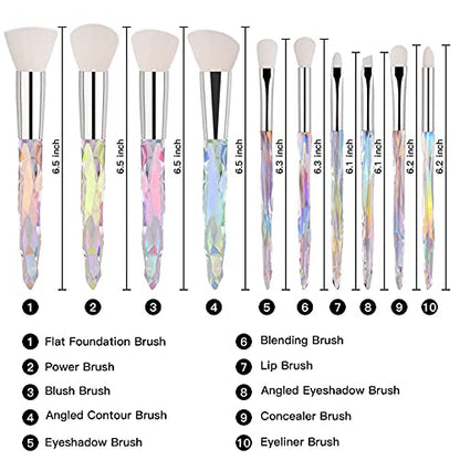 Pure Vie All-in-One Holiday Gift Surprise Makeup Set Essential Starter Bundle Include Eyeshadow Palette Lipstick Concealer Blush Mascara Eyeliner Face Powder Lipgloss Brush - Full Makeup Kit for Women - color: kit014