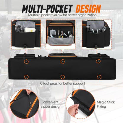 Tripod Carrying Case,50 Inch Tripod Light Stand and Photography Lighting Kit Bag,Photo Studio Equipment Large Carrying Bag with Removable Padding,for Tripods,Monopods,Speaker Stands,Mic Stand - size: 50*9.8*9.6in