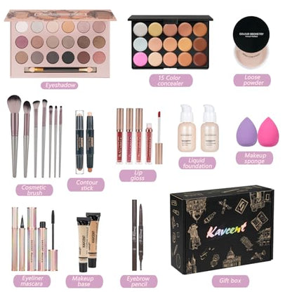 Makeup Set for Teens Makeup Kit for Women Full Kit Makeup Gift Set for Women Teen Girls Teenagers Eyeshadow Palette Makeup Kits Christmas - color: Big