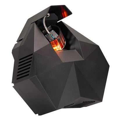 Eliminator Lighting Vortex 150 White LED Moonflower Effect Lights w/Mirrored Scanners, 3 Degree Beams, 11 Color GOBO Combos, DMX512 RDM Sound Modes, 2-Piece