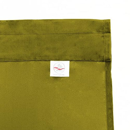 Grommet Window Curtains Drapes Blackout Drape Panels Lights Blackout Window Treatment Curtain Sets 2 Panels 52Wx84L Inch Olive Green - color: Olive Green, size: 84"W x 52"L (Pack of 2)
