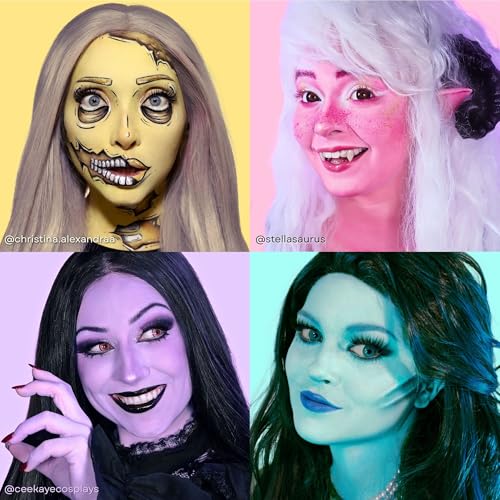 Mehron Makeup Paradise AQ - PASTEL PALETTE, Water-Activated Face Paint | 8 Color Professional Face & Body Paint Makeup for Cosplay, Theater, & Halloween. Vegan, Cruelty-Free, & Made in USA. - color: Magnetic Palette - Pastel