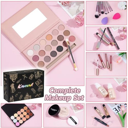Makeup Set for Teens Makeup Kit for Women Full Kit Makeup Gift Set for Women Teen Girls Teenagers Eyeshadow Palette Makeup Kits Christmas - color: Big