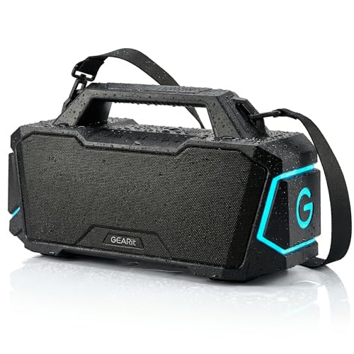 GEARit 120W Boombox Bluetooth Speaker, Loud Party Karaoke Speaker, IPX6 - size: BoomBox - 120W