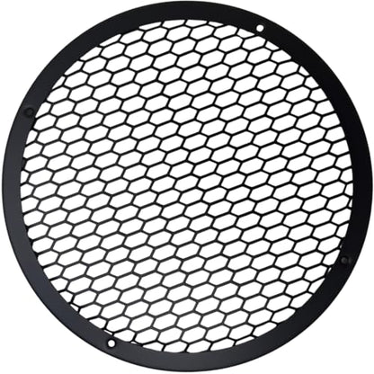 Bass Rockers 10" Metal Speaker Grill Cover HeavyDuty Hex Mesh Protective Grille Guard for 10" Subwoofer/Speakers, Universal Fit, Matte Black,4-Hole Screw/Bolt Mount Car Audio Doors,Pods,Custom Boxes