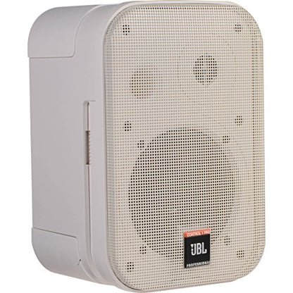 JBL Professional C1PRO-WH High Performance 2-Way, 150 Watt 5.25” Compact Passive Satellite, Bookshelf Speakers, Home Theater, Desktop, Stereo, Commercial, White, Sold as Pair - color: White