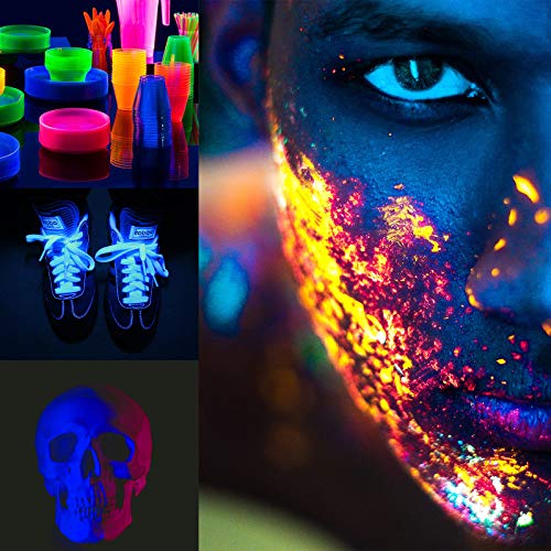 Led Black Light Bar, 10W 1ft USB UV Blacklight Tube, Glow in The Dark Party Supplies for Halloween Decorations, Room, Body Paint, Poster, Urine Detection, 2 Pack - style: Traditional