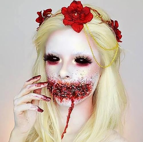 Mysense Fake Blood Spray - Washable Halloween Faux Blood Makeup for Clothes - Zombie Vampire Monster Scary Clown Costume SFX Cosplay, 1.05oz (30ml) - color: Fake Blood Spray - 1.05oz