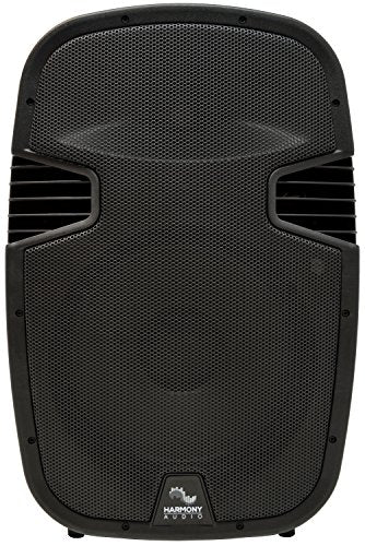 Powered PA Speaker 12" Inch 1000W Bluetooth DJ Harmony Audio HA-L12BA | Built-in amplification and wireless streaming, active sound reinforcement for bands, karaoke, weddings, parties - style: Single Pack