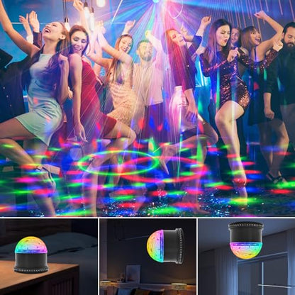Disco Ball Light,Party Lights with Remote Control,RGB DJ Strobe Lamp for Home Room Dance Party Supplies Home Dance, Easter, Karaoke,New Years Eve Halloween Christmas Decorations