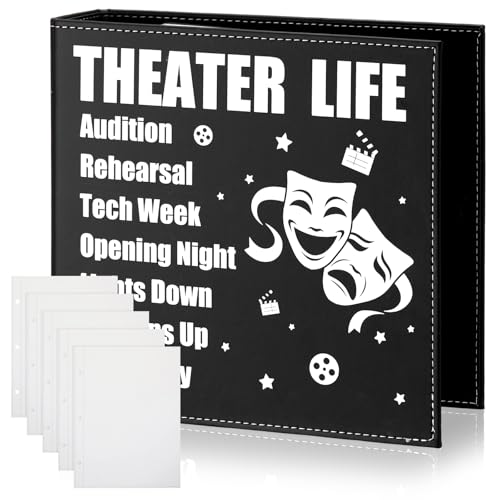 MotiMind Broadway Playbill Binder 40 Sheets, 3 Ring Theater Program Album