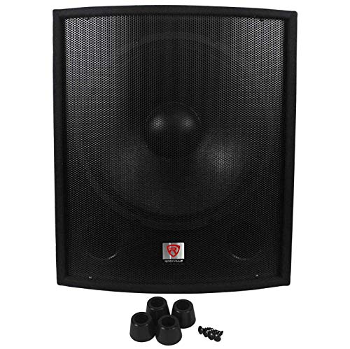 Rockville SBG1188 1000W Passive 18" Subwoofer, 8 Ohm, MDF Cabinet, Pole Mountable, Dual Ports, High Power Handling, Durable Build, Perfect for DJs and Live Sound