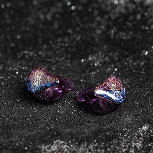 Kiwi Ears Forteza In Ear Monitor 1BA+2DD Hybrid Drivers HiFi Wired Earbuds - color: Purple