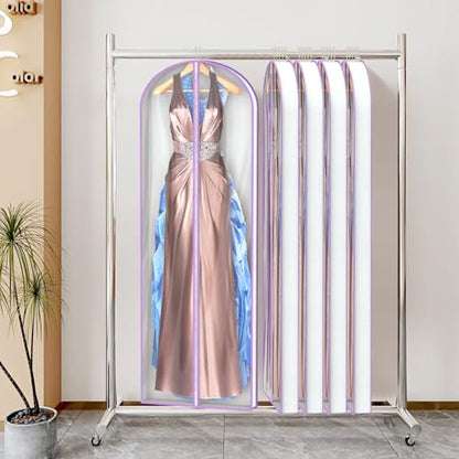 Zilink Garment Bags for Long Dress Wedding Dress Bags for Gowns Long 72 in - size: 72"-4pcs
