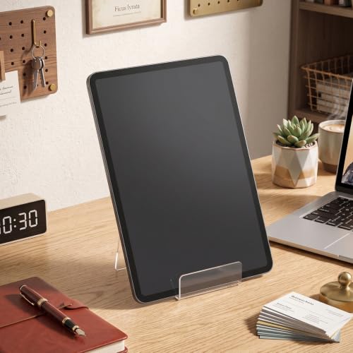 20 Pcs Clear Book Stand, 3 x 4 Inch Acrylic Book Holder