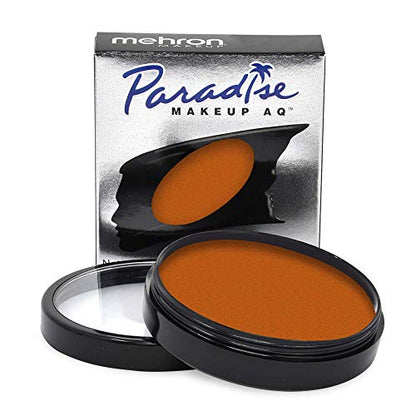 Mehron Makeup Paradise AQ - FOXY, Water-Activated Face & Body Paint - color: Foxy, size: 1.4 Ounce