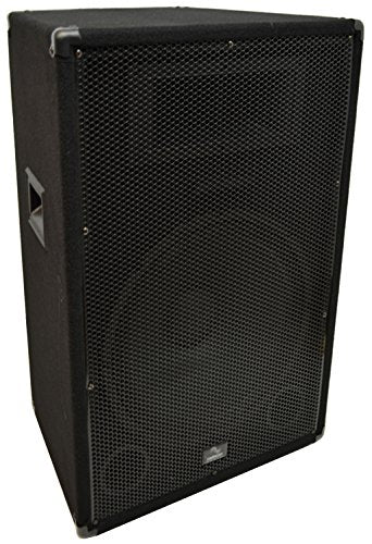 Harmony Audio 15 inch Passive PA Speaker 900W 2-Way DJ Loudspeaker HA-V15P | Unpowered full-range woofer and tweeter cabinet, external amp compatible, live sound for stage, band, church and events - style: Single Pack