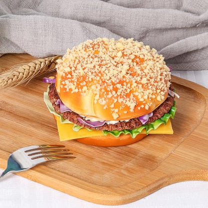 Artificial Hamburger Faux Burger Realistic Fake Food Bread Model