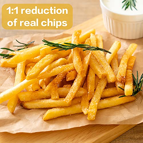 Zhanmai 30 Pieces Fake French Fries Play Food, PVC Kitchen Toy Props