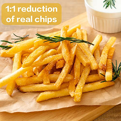 Zhanmai 30 Pieces Fake French Fries Play Food, PVC Kitchen Toy Props
